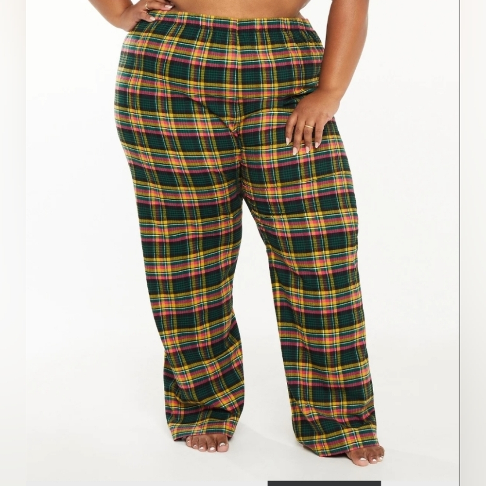 New Savage x Fenty 2x Tied Up Tartan Open-Back PJ Pant